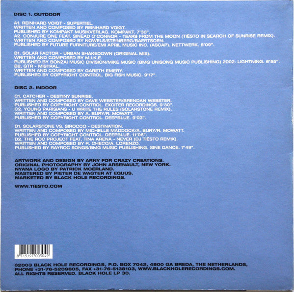 DJ Tiësto : Nyana (Limited Edition Sampler) (2xLP, Comp, Ltd, Smplr)