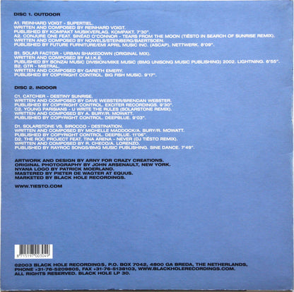 DJ Tiësto : Nyana (Limited Edition Sampler) (2xLP, Comp, Ltd, Smplr)