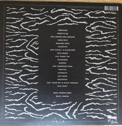 Freddie Gibbs & Madlib : Bandana (LP, Album, Ltd, Num, Alt)