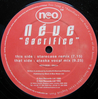 Néve* : Sacrifice (12")