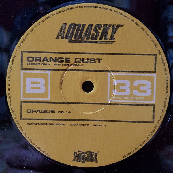 Aquasky : Orange Dust / Opaque (12", Promo)