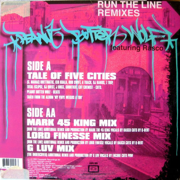 Peanut Butter Wolf : Tale of Five Cities (12")