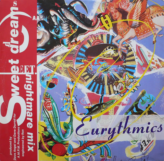 Eurythmics : Angel / Sweet Dreams Nightmare Mix (12")