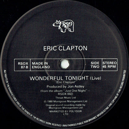 Derek & The Dominos / Eric Clapton : Layla / Wonderful Tonight (Live Version) (12")