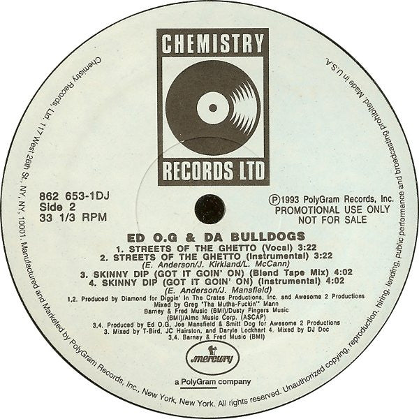 Ed O.G & Da Bulldogs : Skinny Dip (Got It Goin' On) (12", Promo)