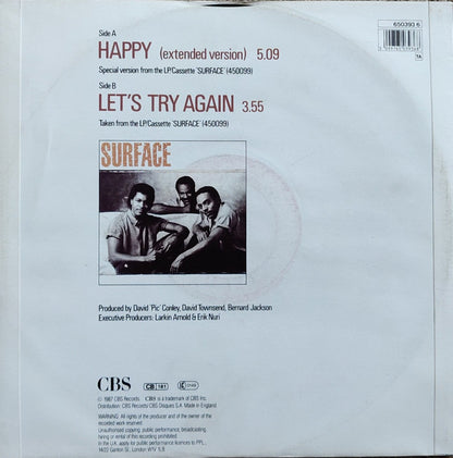 Surface : Happy (Extended Version) (12")