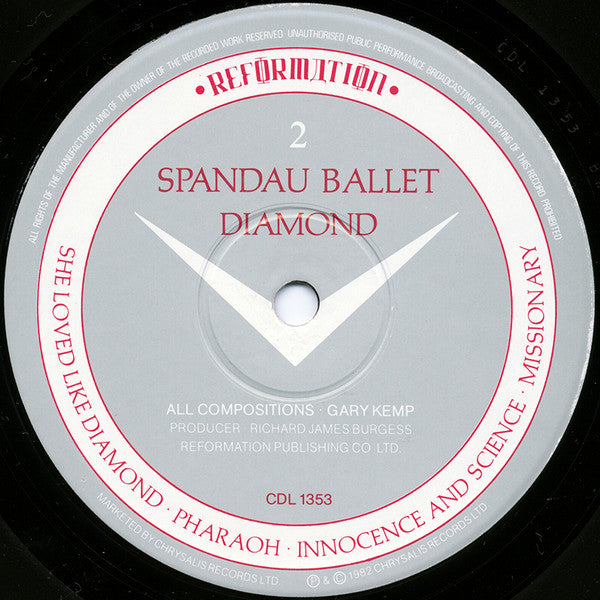 Spandau Ballet : Diamond (LP, Album)
