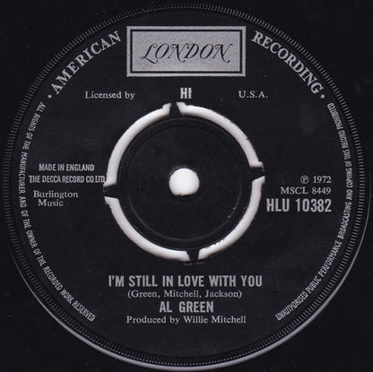 Al Green : I'm Still In Love With You (7", Single, 4-P)