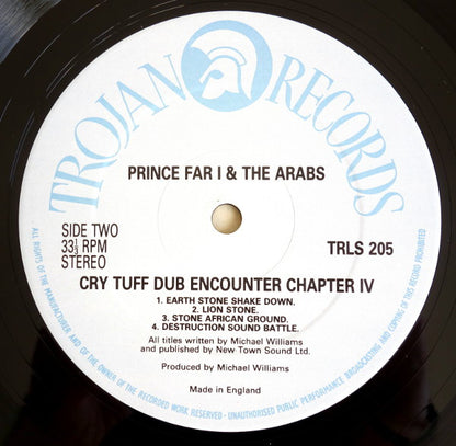 Prince Far I & The Arabs : Cry Tuff Dub Encounter Chapter IV (LP, Album)
