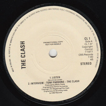 The Clash : Capital Radio E.P. (7", EP, Promo)