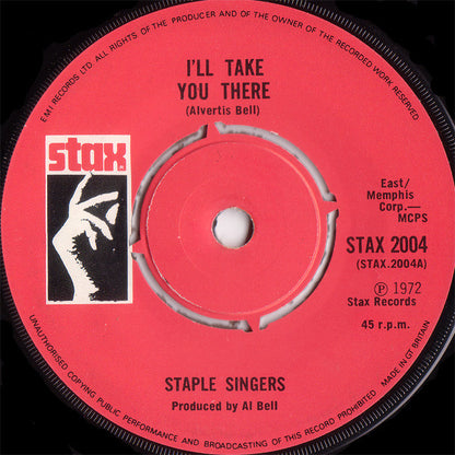 The Staple Singers : I'll Take You There / If You're Ready (Come Go With Me) (7", RE)