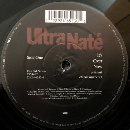 Ultra Naté : It's Over Now (12")