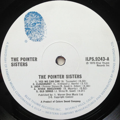 The Pointer Sisters* : The Pointer Sisters (LP, Album, Gat)