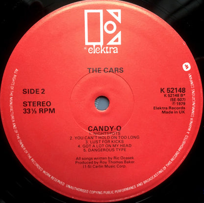 The Cars : Candy-O (LP, Album)