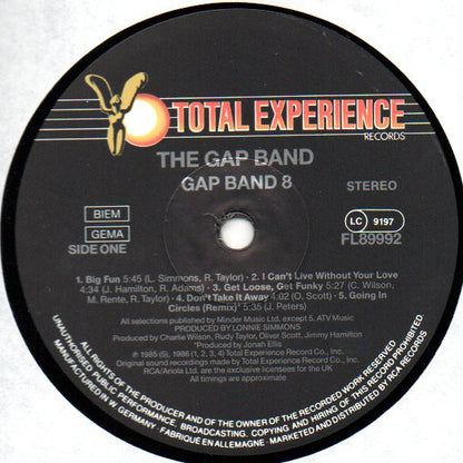 The Gap Band : Gap Band 8 (LP, Album)
