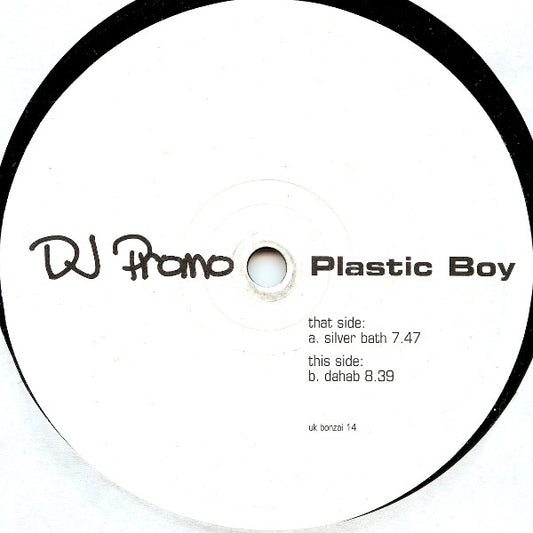 Plastic Boy : Silver Bath (12", Promo)