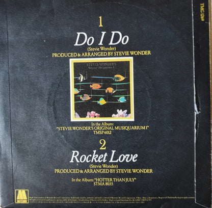 Stevie Wonder : Do I Do (7", Single, Pus)