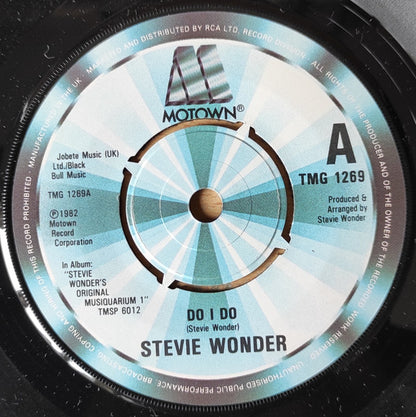 Stevie Wonder : Do I Do (7", Single, Pus)