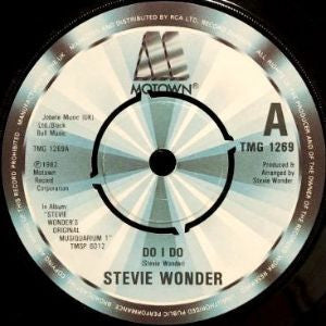 Stevie Wonder : Do I Do (7", Single, Pus)
