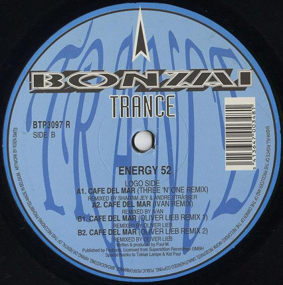 Energy 52 : Cafe Del Mar (12")