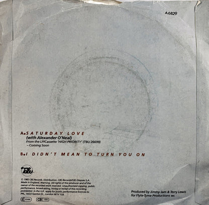 Cherrelle With Alexander O'Neal : Saturday Love (7", Single, Kno)