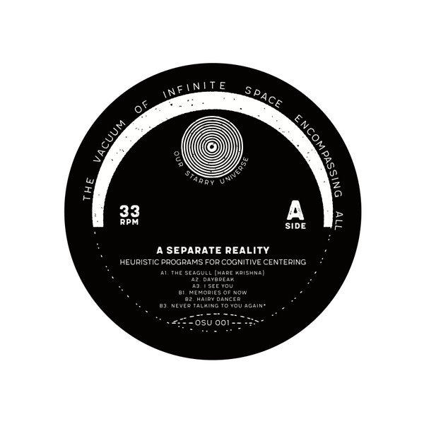 A Separate Reality (2) :  Heuristic Programs For Cognitive Centering (12", EP)