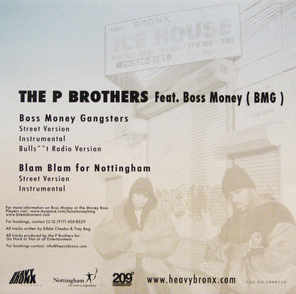 The P Brothers* Featuring Boss Money (BMG)* : Boss Money Gangsters (12")