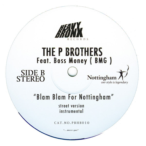 The P Brothers* Featuring Boss Money (BMG)* : Boss Money Gangsters (12")