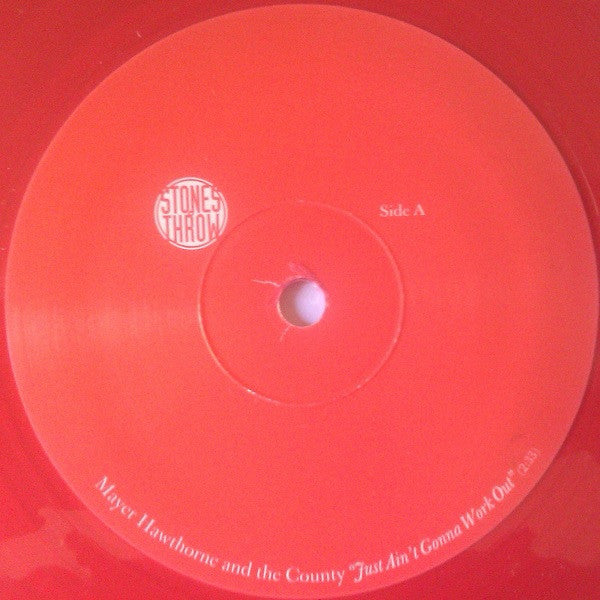 Mayer Hawthorne And The County* : Just Ain't Gonna Work Out / When I Said Goodbye (7", Shape, Red)
