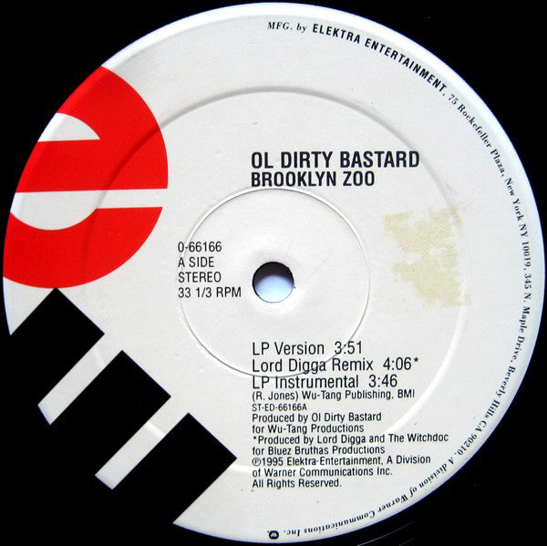 Ol' Dirty Bastard : Brooklyn Zoo (12", Single)
