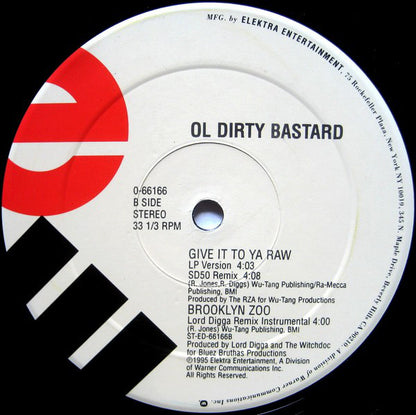 Ol' Dirty Bastard : Brooklyn Zoo (12", Single)