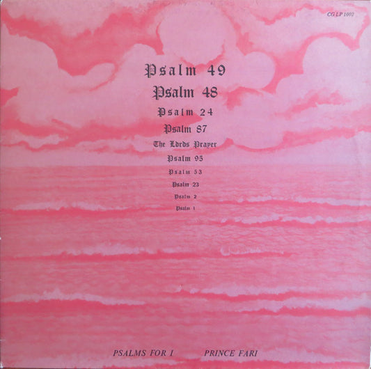 Prince FarI* : Psalms For I (LP, Album, RE)