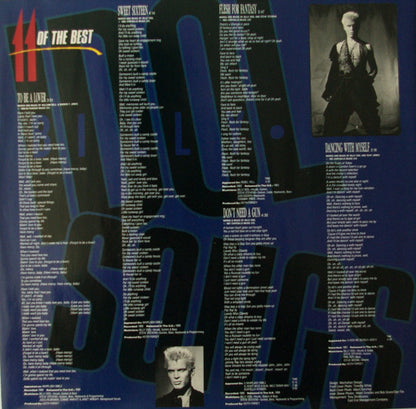 Billy Idol : Idol Songs - 11 Of The Best (LP, Comp)