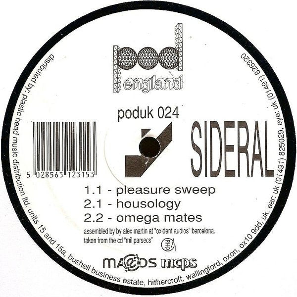Sideral (2) : Pleasure Sweep (12")