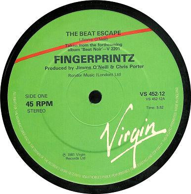 Fingerprintz (2) : The Beat Escape (12")