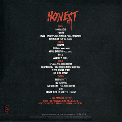 Future (4) : Honest (2xLP, Album, Club, RE, RM, Bla)