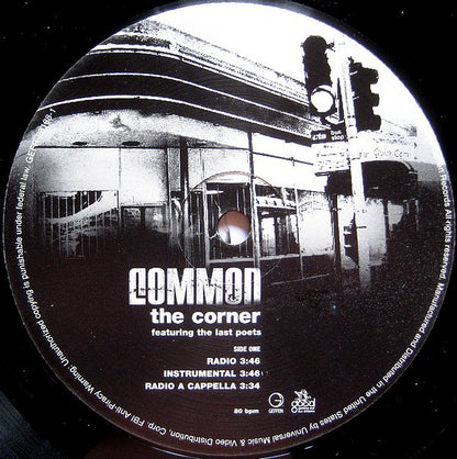 Common : The Corner (12", Promo)