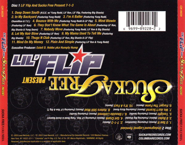 Lil' Flip And Sucka Free (3) : 7-1-3 & The Undaground Legend : Remixed (2xCD, Comp)