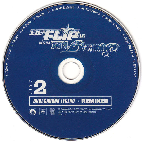 Lil' Flip And Sucka Free (3) : 7-1-3 & The Undaground Legend : Remixed (2xCD, Comp)