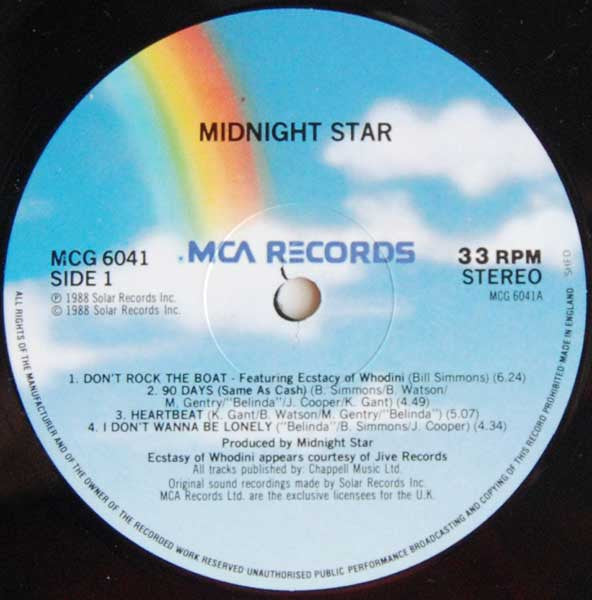 Midnight Star : Midnight Star (LP, Album)