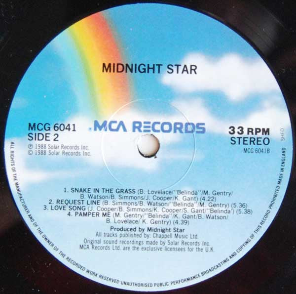 Midnight Star : Midnight Star (LP, Album)