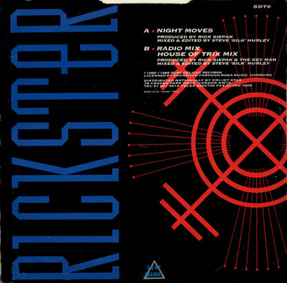 Rickster : Night Moves (12")