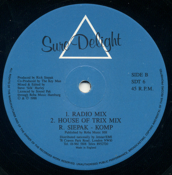 Rickster : Night Moves (12")