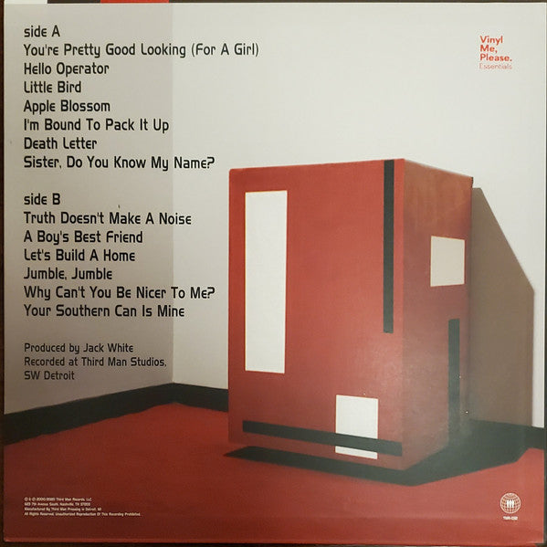 The White Stripes : De Stijl (LP, Album, Club, RE, RM, Red)