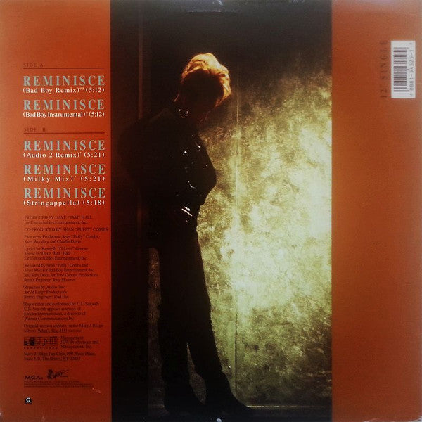 Mary J. Blige : Reminisce (12", Single)