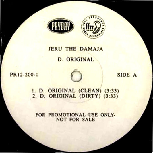 Jeru The Damaja : D. Original (12", Promo)