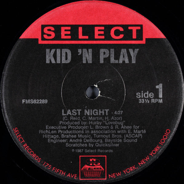Kid 'N Play* : Last Night (12")