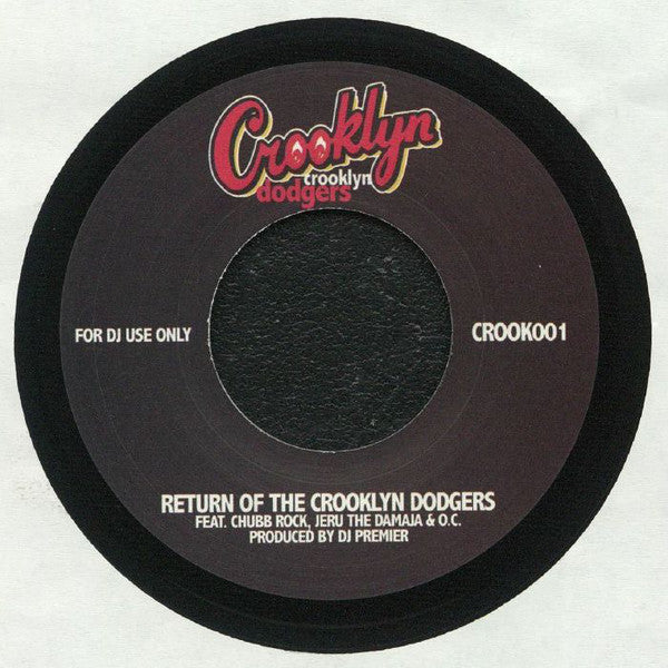 Crooklyn Dodgers / Crooklyn Dodgers '95 : Crooklyn / Return Of The Crooklyn Dodgers (7", Unofficial)