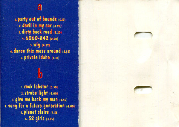 The B-52's : The Best Of The B-52's - Dance This Mess Around (Cass, Album, Comp)