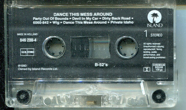 The B-52's : The Best Of The B-52's - Dance This Mess Around (Cass, Album, Comp)